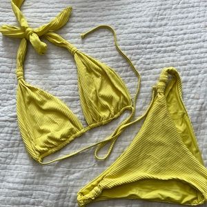 Monday Swimwear yellow bikini bottoms